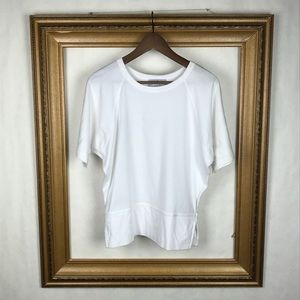 STELLA MCCARTNEY ADIDAS |  white dolman sleeve top